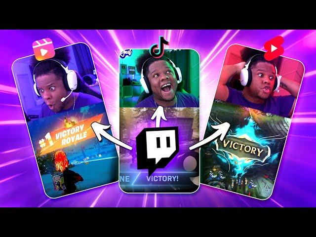 6 ways to Turn Twitch Clips into Youtube Shorts, Reels & Tiktoks