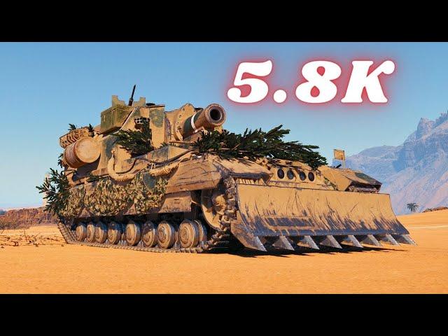 Conqueror Gun Carriage  5.8K Damage & Conqueror Gun Carriage  5.4K Damage World of Tanks