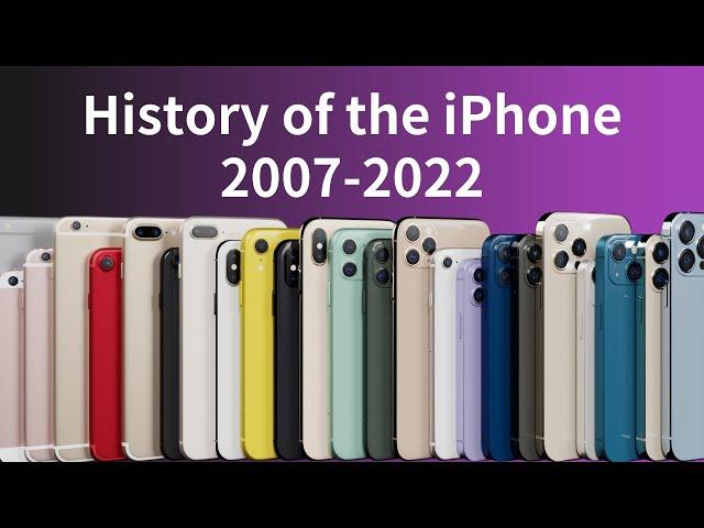 History of the iPhone 2007-2022