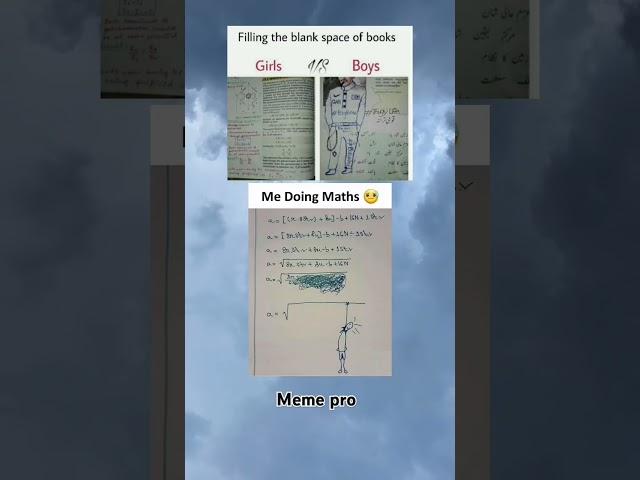 Me doing maths 