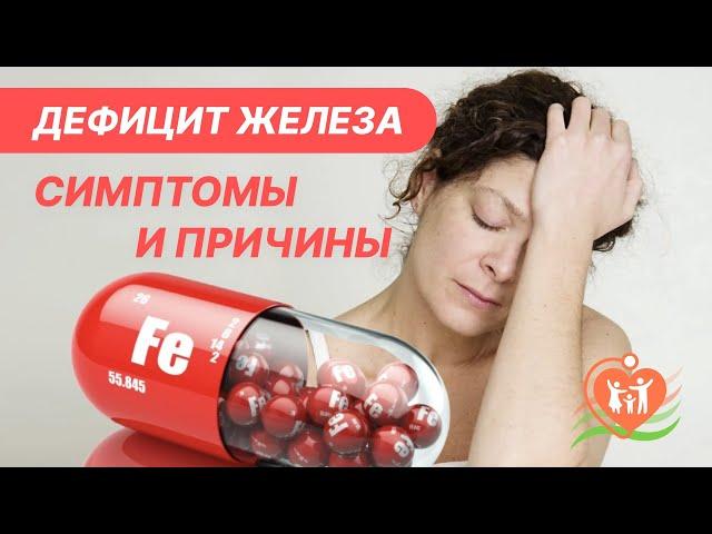   Дефицит железа - симптомы и причины