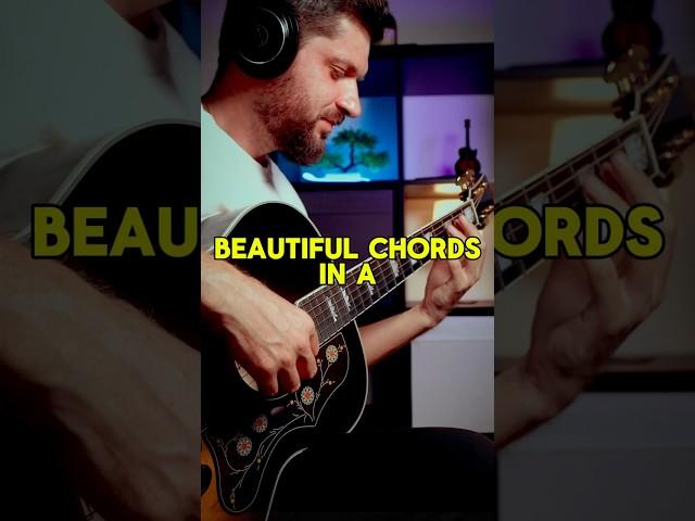 Beautiful chords in A #guitarchords