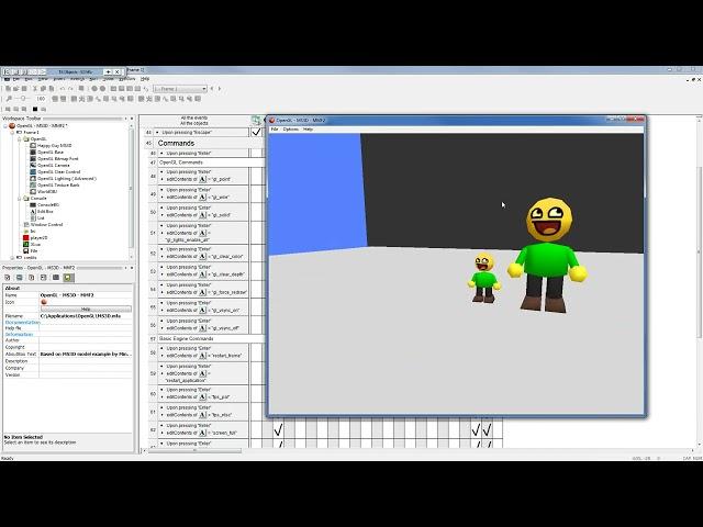 OpenGL console demo