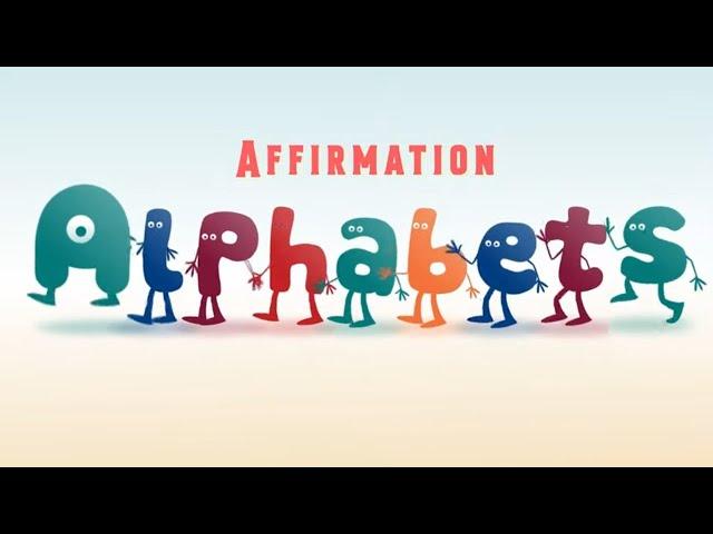 I AM Affirmations | Affirmation Alphabets | Positive Thinking Song |  PhonicsMan Motivation