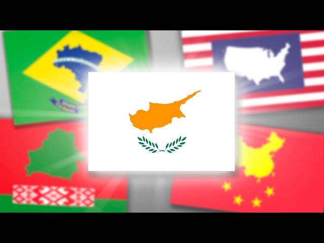 World Flag Animation but Every Country is Cyprus 