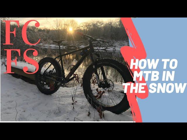 How To MTB in the Snow!  Its a FoCo SNOWshow!!!