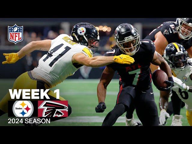 Pittsburgh Steelers vs. Atlanta Falcons Game Highlights | NFL 2024 Season