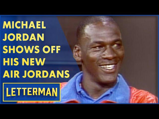 Michael Jordan Shows Off His New Air Jordans | Letterman