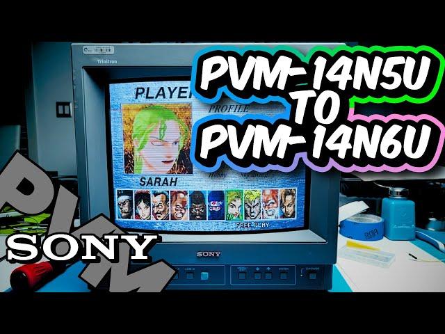 Episode 129: Sony PVM-14n5u to PVM-14n6u RGB Mod and Restore | HDR HLG |