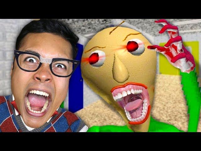 ESCAPE CRAZY TEACHER AT SCHOOL (Baldi's Basics Game)