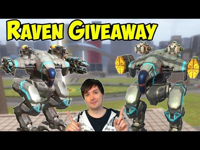 Legendary RAVEN Robot GIVEAWAY & Gameplay - War Robots WR