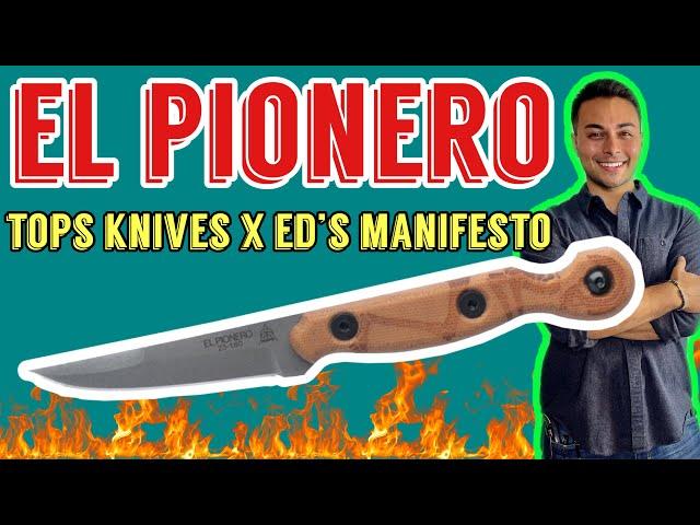 El Pionero TOPS Knives x Eds Manifesto Collaboration | EDC Self defense? Sneak Reaper Steak Knife