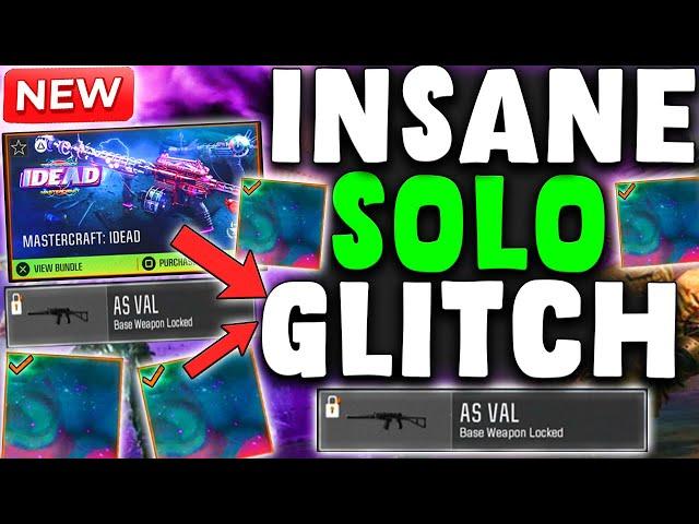 BO6 SOLO GLITCH! INSTANT UNLOCK GLITCH! EASY CAMOS BLACK OPS 6 GLITCH!