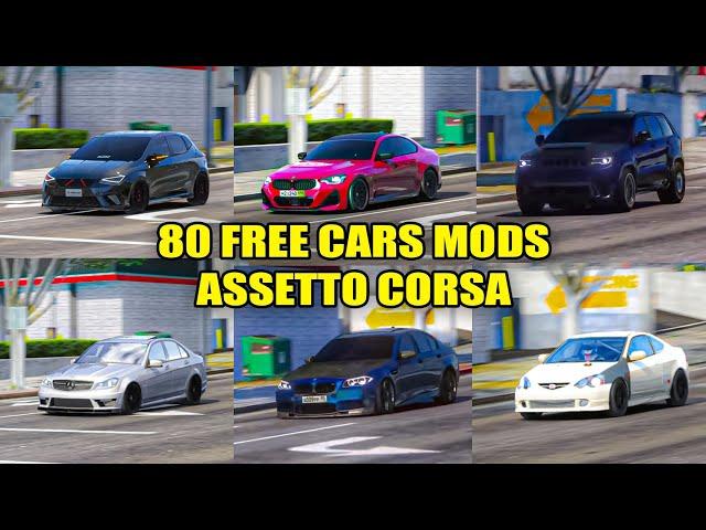 80 FREE CARS MODS FOR ASSETTO CORSA + DOWNLOAD LINKS