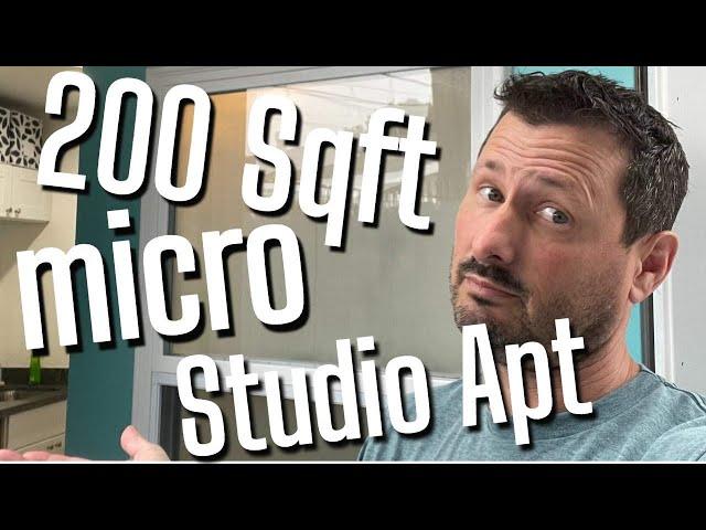 MICRO STUDIO Apartment Tour in San Diego [Our 216 Square Foot Garage Conversion]