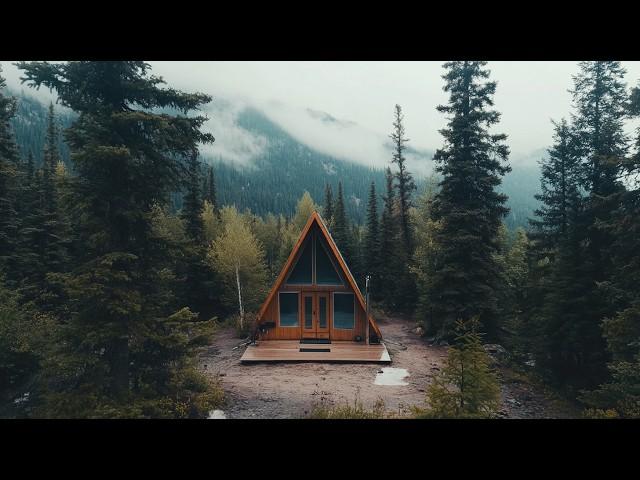 A-FRAME cabin build | START to FINISH | Under $5K