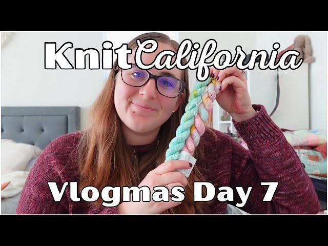 Sweet Shop Blanket Progress - Knit California Vlogmas Day 7