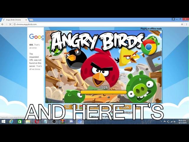 How to play Angry Birds Chrome in 2019 (Hi TCRF)