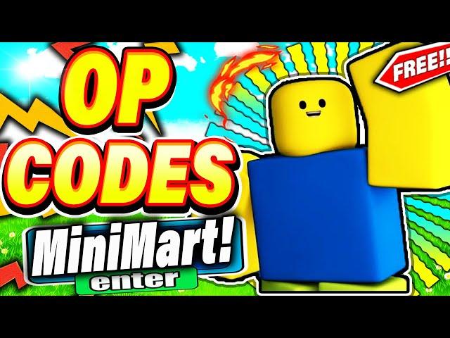 ALL NEW *SECRET* CODES in MINI MART CODES! (Roblox Mini Mart Codes)