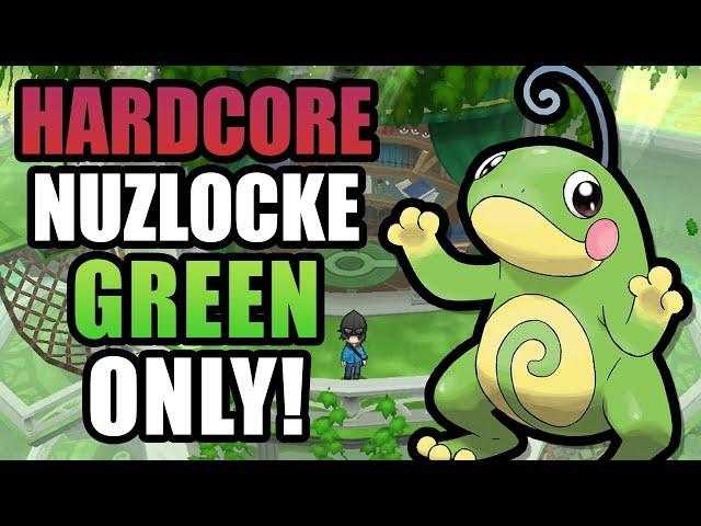 Pokémon X Hardcore Nuzlocke - Green Pokémon Only! (No items, No overleveling)