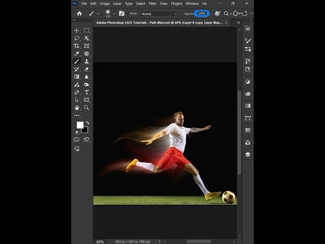 Adobe Photoshop 2025 Tricks - How to Create a Motion Blur Effect #ducthangds