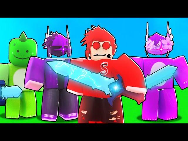 Playing With The #1 Ranked Squad In  Roblox Bedwars