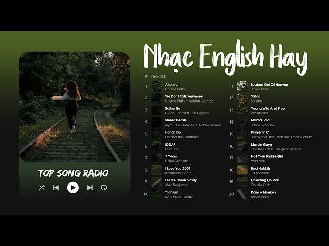 Nhạc English Hay 2024 - Top 24 Bản Nhạc Tiếng Anh Nổi Tiếng Cực Chiill Gây Nghiện - Tik Tok Hits