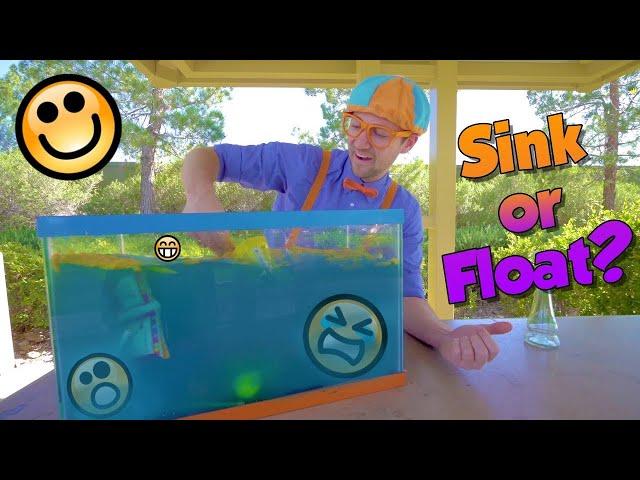 Sink or Float - Blippi Explores | Educational Videos for Kids