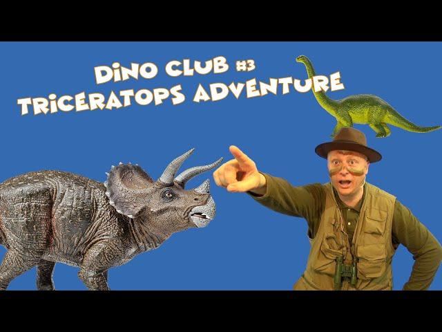 Dino club for kids with Ranger Ron; Episode 3; a triceratops adventure 