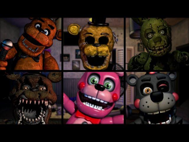 Ultimate Custom Night | ALL JUMPSCARES & ATTACKS | 1080p60