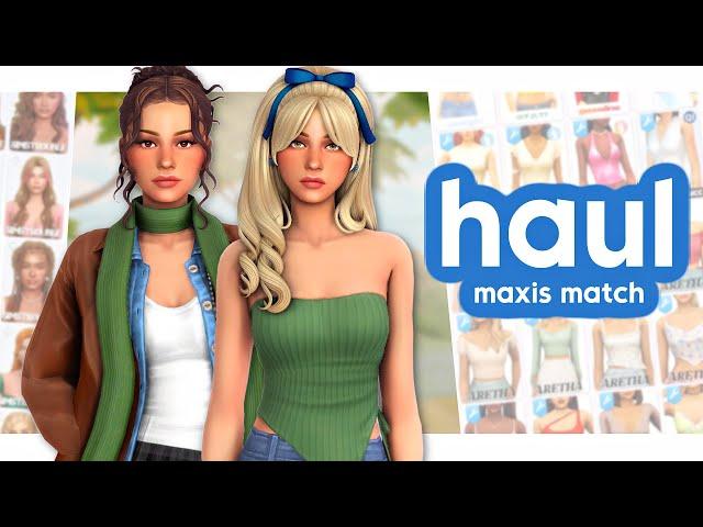 BEST CC FINDS | Sims 4 Custom Content Haul (Maxis Match)