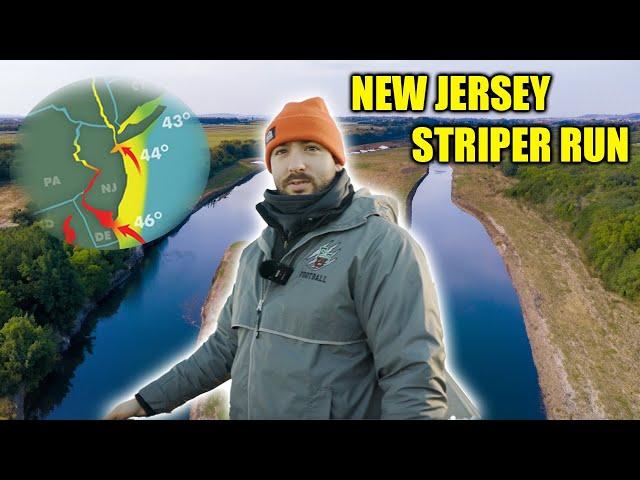 NEW JERSEY STRIPER FISHING IN THE RIVER!!!