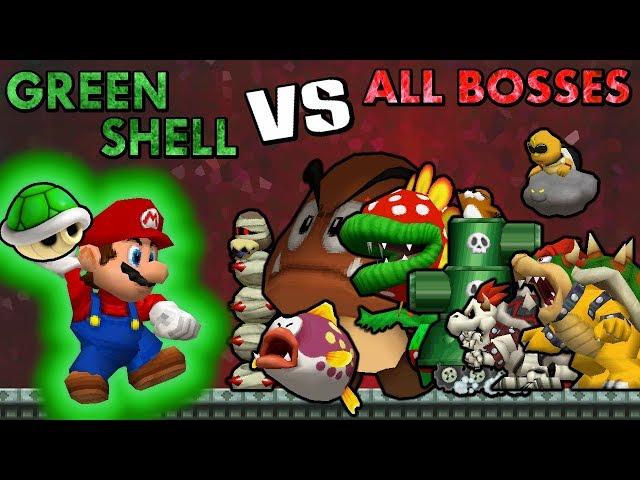 Green Shells VS All Bosses | HD 60FPS