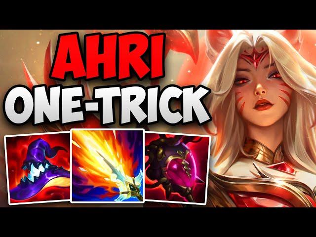 AMAZING MID LANE GAMEPLAY BY A CHALLENGER AHRI ONE-TRICK! | CHALLENGER AHRI MID | Patch 14.18 S14