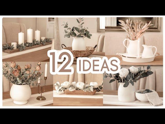 ⭐12 IDEAS PARA DECORAR TU MESA DE COMEDOR + DECORACIÓN ELEGANTE Y ECONÓMICA CASA PEQUEÑA