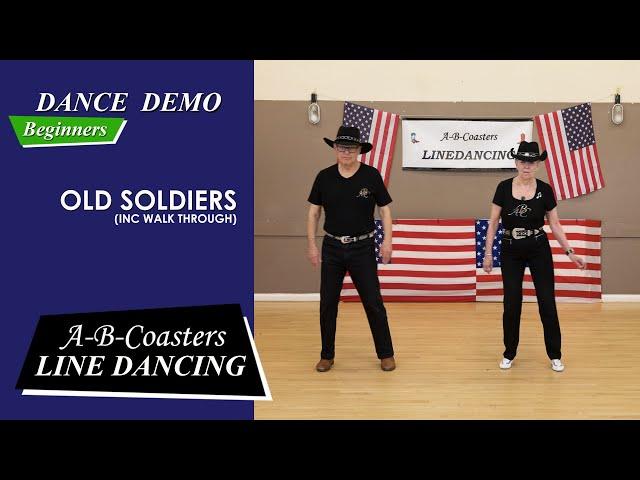 OLD SOLDIERS - Line Dance Demo & Walk Through