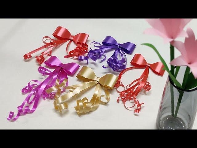 How to make a Curly Ribbon Bow