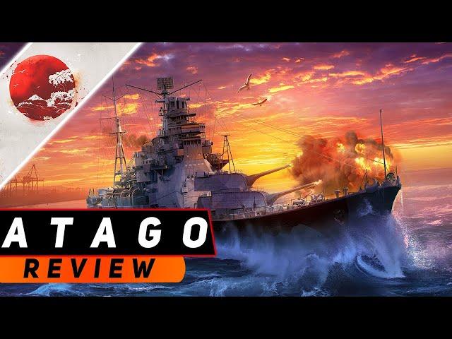 КРЕЙСЕР ATAGO! НОВАЯ СБОРКА! БОСС ЯКУДЗА. МИР КОРАБЛЕЙ/WORLD OF WARSHIPS