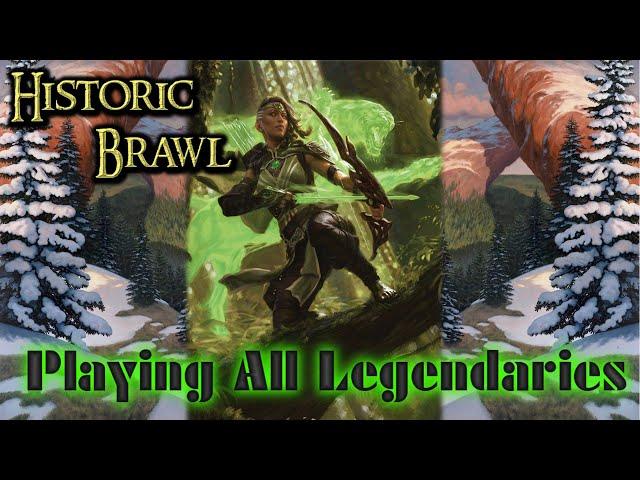 Playing ALL Legendaries in Historic Brawl #14 | Vivien, Arkbow Ranger | Mono-Green Stompy | MTGA |