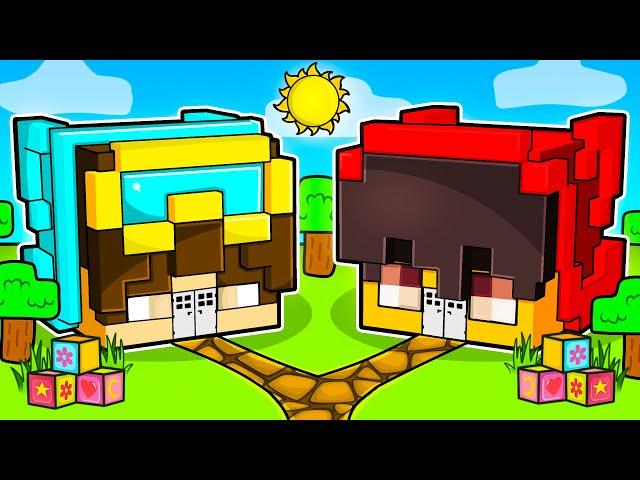 Nico vs Cash BABY House Battle in Minecraft!