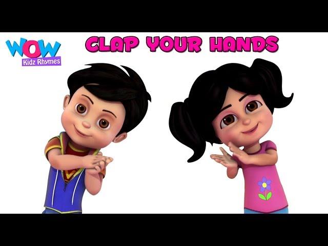 Clap Your Hands I Nursery Rhyme for KidsI Vir The Robot Boy I Wow Kidz Rhymes