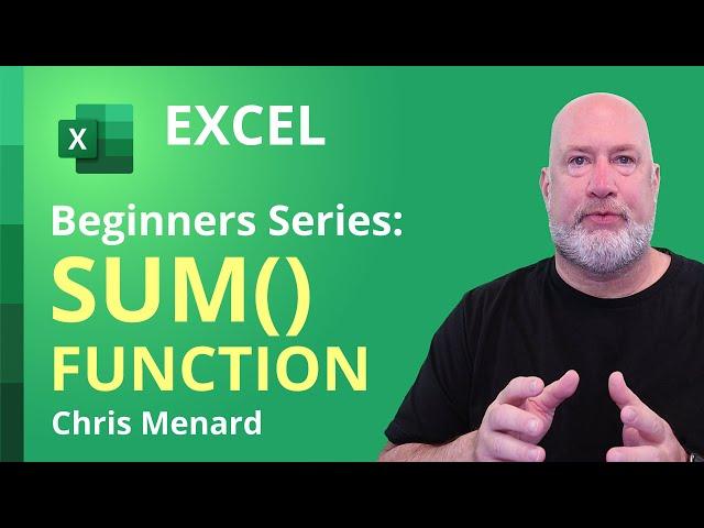 How to use the SUM Function and AUTOSUM in Microsoft Excel | Tutorial for Absolute Beginners