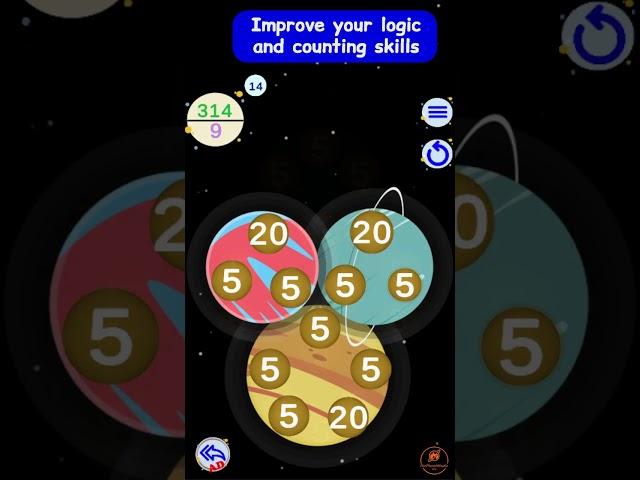 Cimber - is a puzzle game with numbers (En)