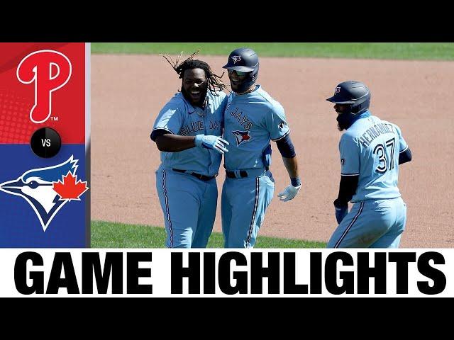 Gurriel's walk-off seals Blue Jays' rally in Game 1 | Phillies-Blue Jays Game Highlights 8/20/20
