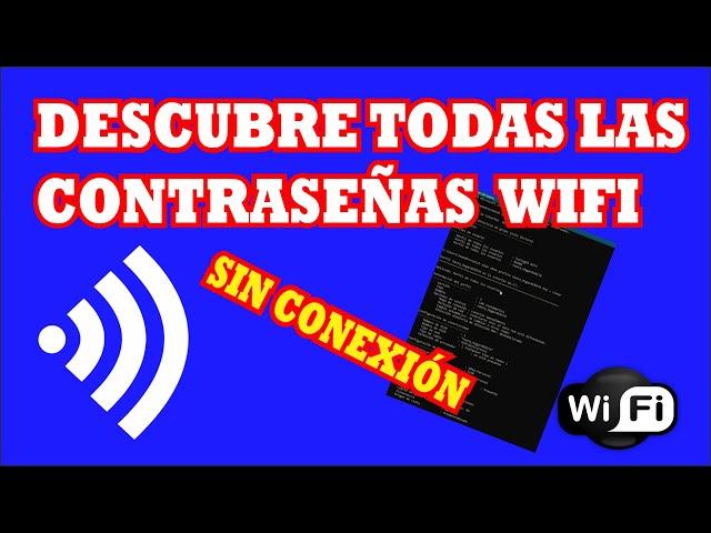 CÓMO SABER LA CLAVE DE MI WIFI DESDE MI PC (WINDOWS 10) SIN ESTAR CONECTADOS 2022