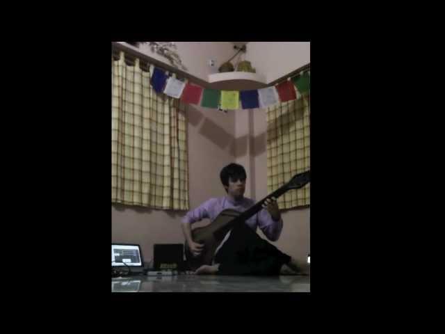 Justin Gray - Bass Veena Alaap, Jor, Jhala (Using the Apogee Duet 2)