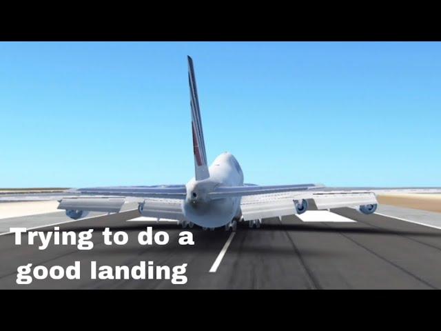 Trying to do good landings