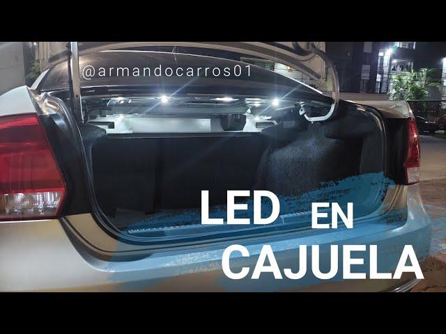 Como poner luz led en cajuela distribuida por todo el maletero de un carro VW Vento | Armando Carros