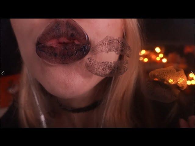 ASMR KISSING YOUR SCREEN (BLACK LIPSTICK EDITION) ~