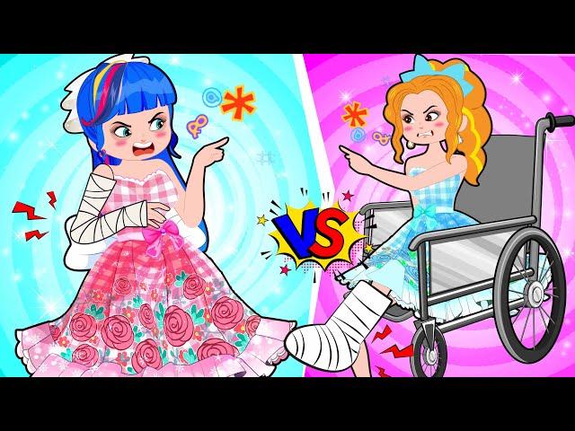 RICH vs POOR PRINCESS BATTLE?! Anna Try To Save Poor Princess | Poor Princess Life Animation